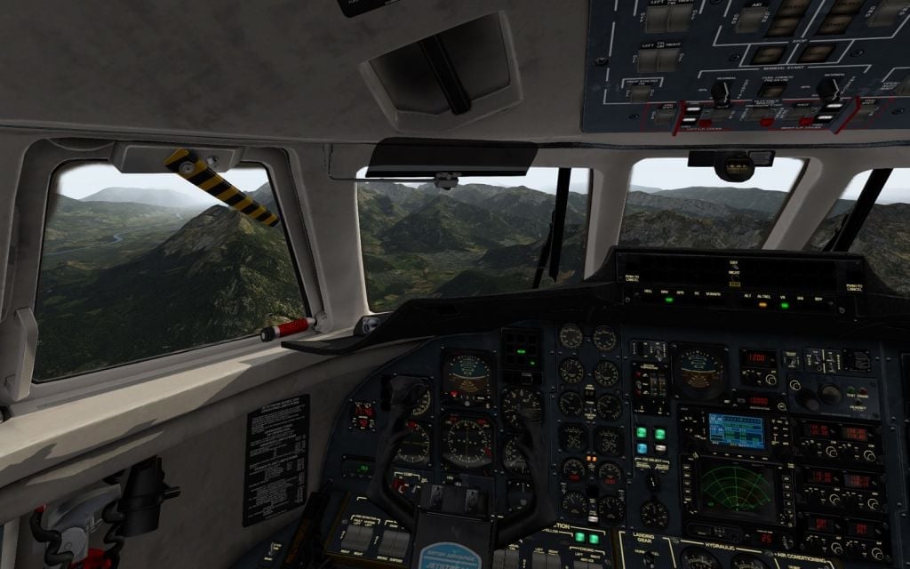 XP10 from the cockpit