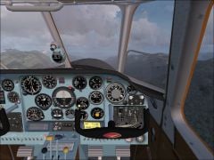 Yak-18T at Glacier Bay VC 8 co-pilot seat