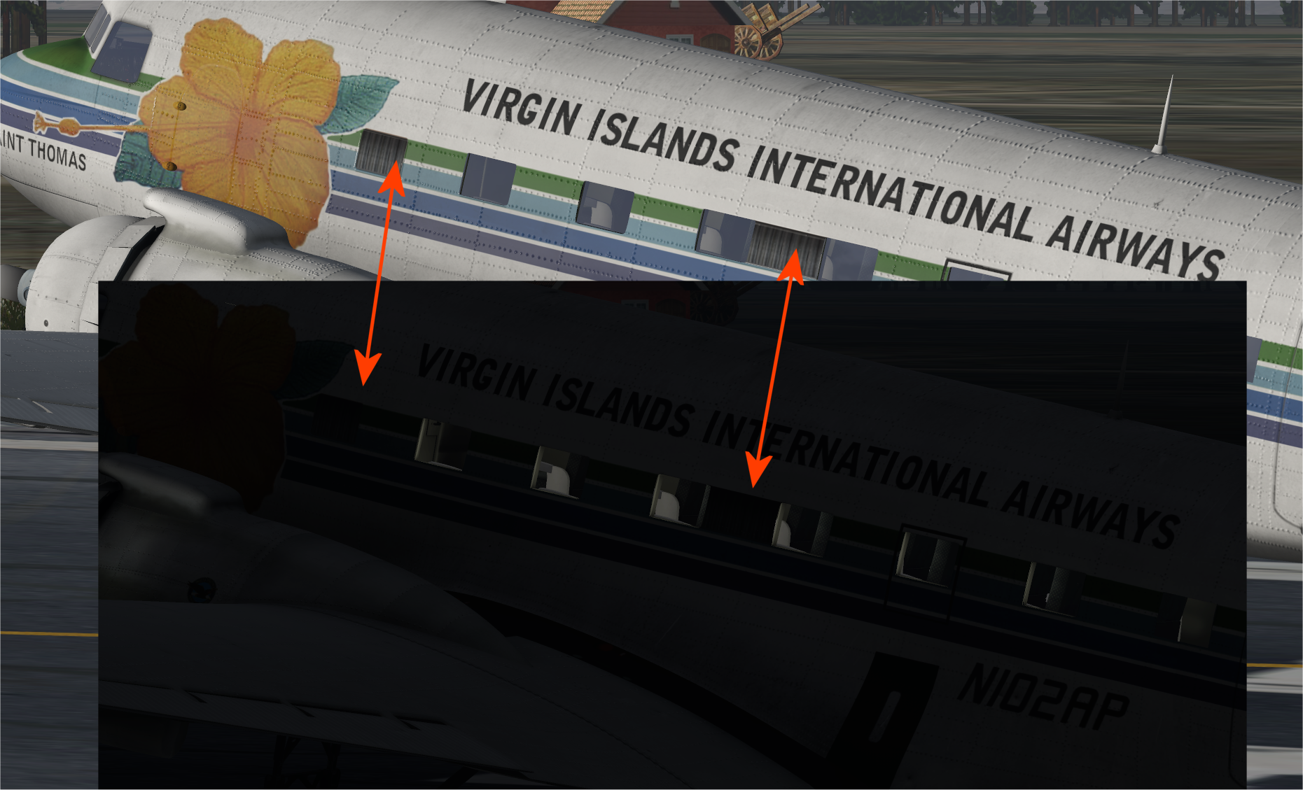 How to make a copied window transparent?