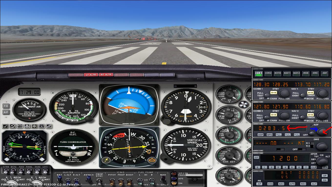 Default FSX Aicraft - NDB Tuning