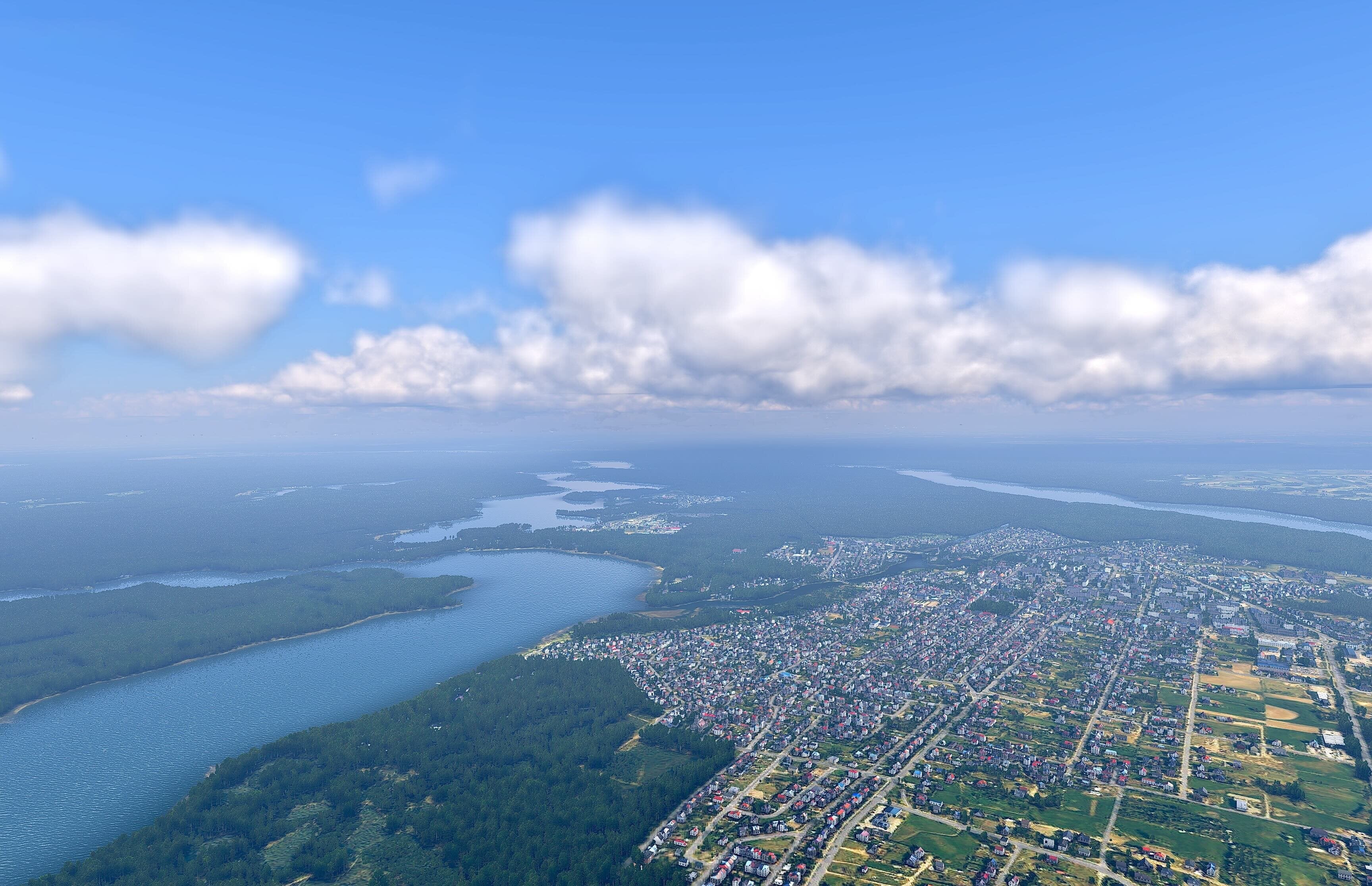 Gdańsk to Augustów (Near to Belarus border) in a Cessna 172